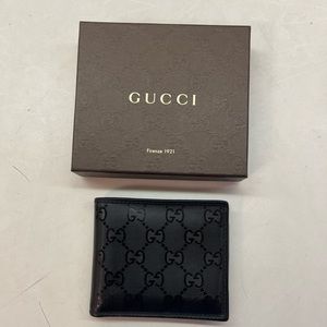 Gucci Imprime GG Wallet Black